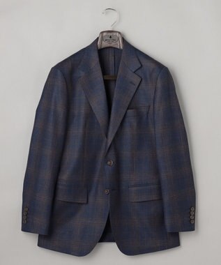 GOTAIRIKU 【REDA】TIMELESS HARMONY ジャケット_ネイビー×ブラウン ネイビー×ブラウン チェック