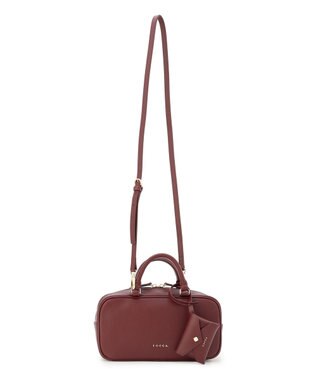 TOCCA CLAVIER LEATHER BOSTON BAG ボストンバッグ【古畑星夏さん着用】 ボルドー系