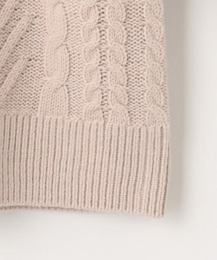 J.PRESS LADIES L 【洗える】EIGER CORD ALAN クルーネックカーディガン ベージュ系