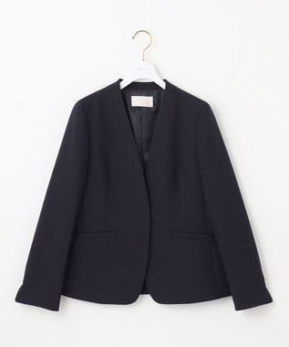 ANY SIS 【セットアップ対応】褒めらレディカラーレス ジャケット ネイビー