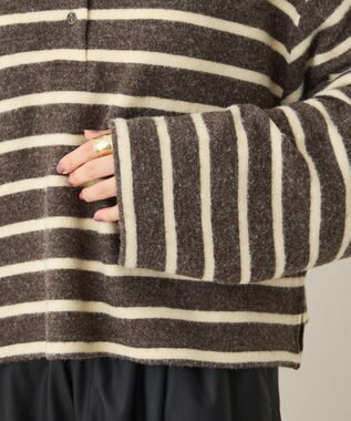 CRAFT STANDARD BOUTIQUE ボーダーラガープルオーバー Dark Gray