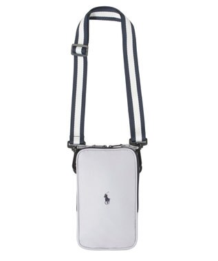 MOONBAT 【WEB限定セット】POLO RALPH LAUREN サコッシュ付き 晴雨兼用 折りたたみ傘 ポロポニー グレー