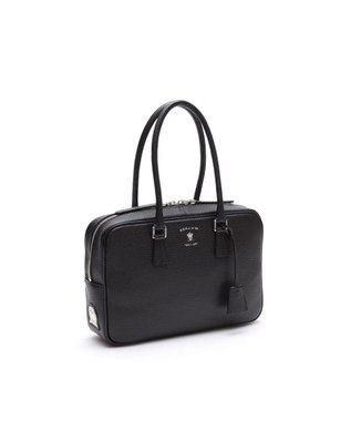 A.D.M.J. 牛革 ボストンバッグ 28cm※SILVER金具 SHIKKOKU