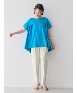 AMERICAN HOLIC フレアヘムフレンチスリーブカットプルオーバー Blue