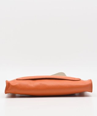 blancle シュリンクレザー クラッチショルダー ORANGE