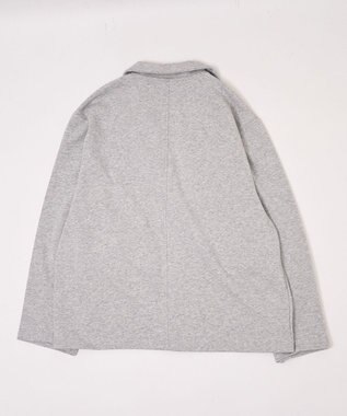 WEGO 【ユニセックス着用ITEM/MLサイズ展開】ボンディングスウェットテーラードジャケット 杢グレー