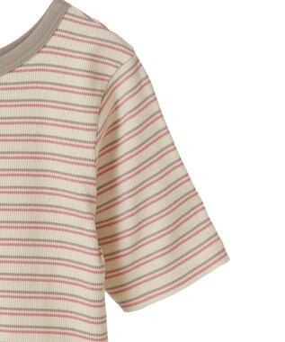 AMERICAN HOLIC リブ　５分袖トップス Pink