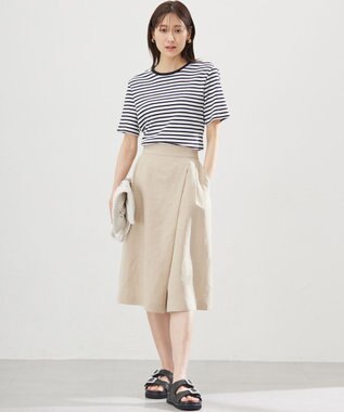 組曲 S ベーシックリブ Tシャツ ボーダー系1