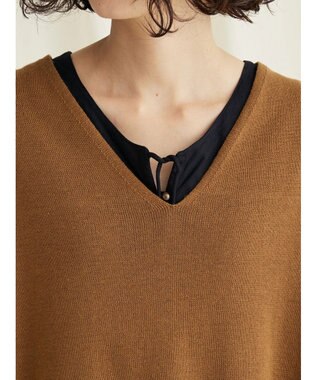 CRAFT STANDARD BOUTIQUE ジレニットワンピース Camel