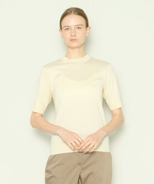 JOSEPH シルクコットン　ニットTEE Papyrus