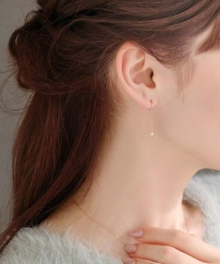 Phoebe 【K10RG】リバーシブル2wayスウィングイヤリング ローズゴールド