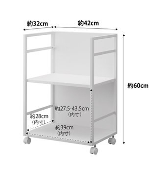 tower 目隠しワゴン タワー ホワイト ホワイト