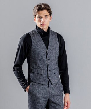 JOSEPH HOMME ドビージャーシー　ジレ ライトグレー系