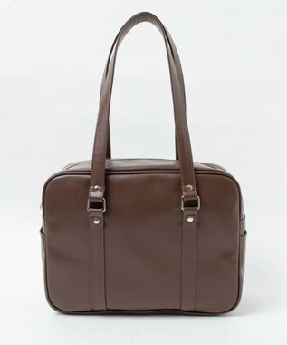 WEGO 【SCHOOL ITEM】PUスクールバッグ ブラウン