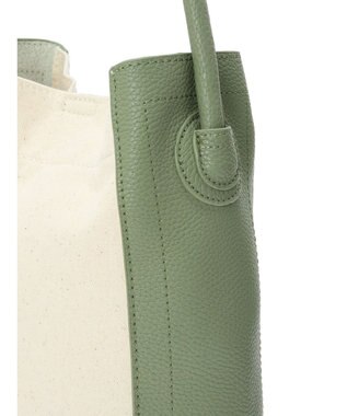 Green Parks ・ＱＵＯＮ　軽量キャンバスワンショルダーバッグ Green