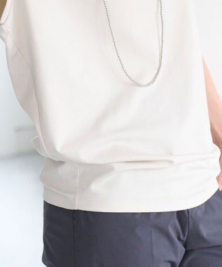 UNFILO BEAUTY FORM フレンチスリーブTシャツ グレージュ