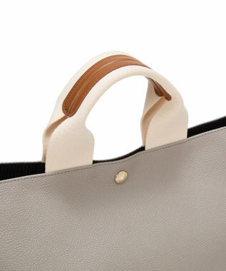 TOPKAPI 【Breath TOPKAPI】SCOTCH GRAIN スコッチグレイン プレーン トートバッグ L ライトグレー