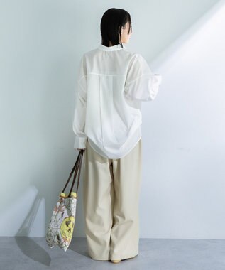 Green Parks イージーケア抜け衿シャツ Off White