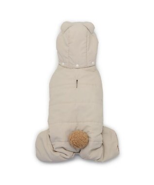 PET PARADISE ペットパラダイス くまちゃん 遠赤外線  綿入れ オール 小型犬 ベージュ