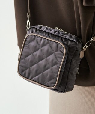 russet 【2025AW新作】キルティングスクエアショルダーバッグ(SF-257)