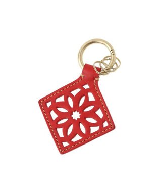 genten サステナブルカットワーク キーホルダー アカ