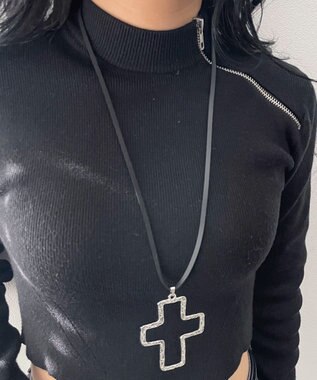 WEGO LBIGクロスコードネックレス