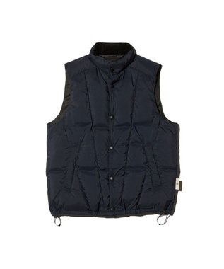 J.PRESS MEN ナイロンワッシャータフタ ダウンベスト ネイビー系