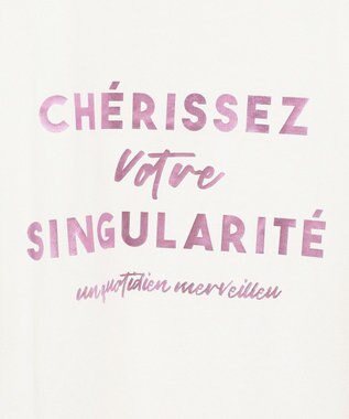 Green Parks 箔プリント長袖ロンＴＥＥ Pink