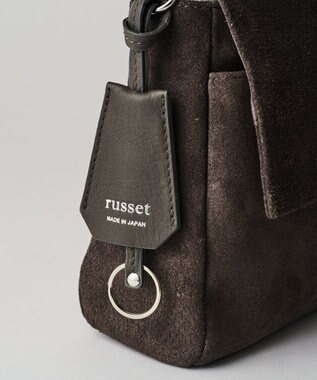 russet スエードフラップミニトートバッグ(CE-1722-WEB) Gray