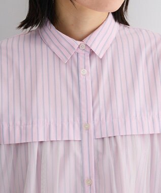 Green Parks イージーケアチュールドッキングシャツ Pink