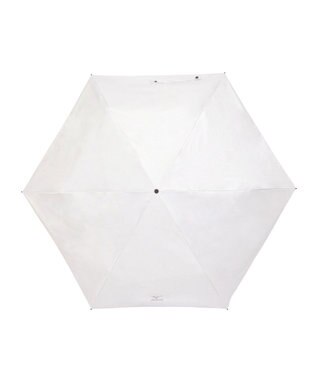 MOONBAT 【WEB限定】MIZUNO  (ミズノ) 無地 ロゴ 日傘 折りたたみ傘 パラソル 晴雨兼用 軽量 一級遮光  遮熱効果 遮光率100% UV遮蔽100% ホワイト