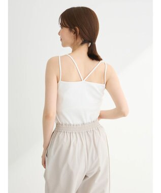 Green Parks カップ付きマルチストラップタンク White