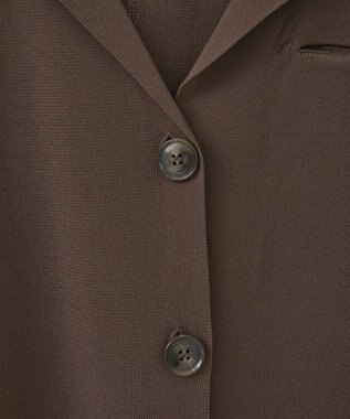 Green Parks ・ＥＬＥＮＣＡＲＥ　ＤＵＥ　ニットシングルジャケット Brown