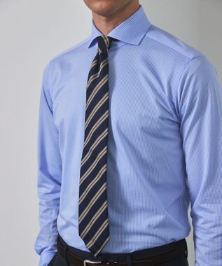 GOTAIRIKU  GOTAIRIKU別注【日本製】シルク ネクタイ_レジメンタル柄