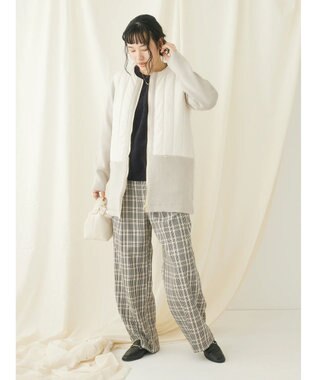 CRAFT STANDARD BOUTIQUE シェニールヤーンニットプルオーバー Navy