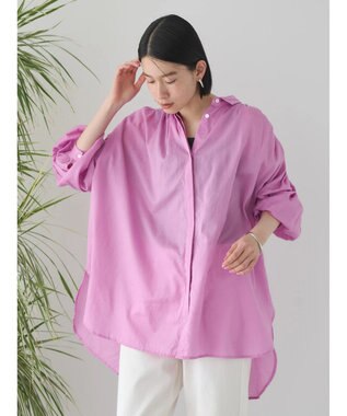 AMERICAN HOLIC カルゼギャザーシャツチュニック Pink