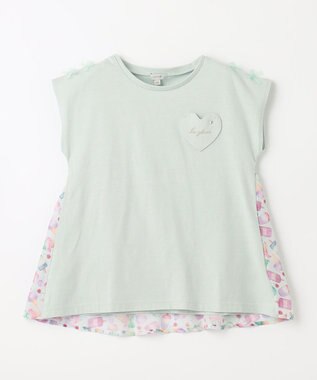 ANY KIDS バックシャン Tシャツ ミント×アイス