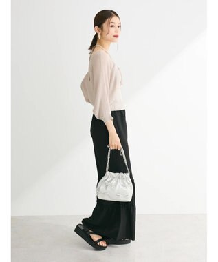 Green Parks ・ＳＵＧＡＲ　ＳＰＯＯＮ　メローティアードパンツ Black