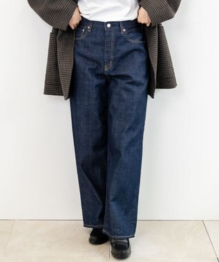 caqu FS wide boy's ワイドシルエットデニム re.birth