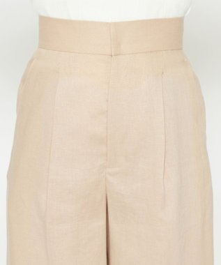 uncrave 【5周年企画・手洗い可】ライト リネン ワイドパンツ（uncrave STANDARD） ベージュ