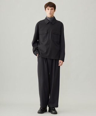 UNFILO MENS フラノライク イージーパンツ [24年秋冬商品] チャコール グレー