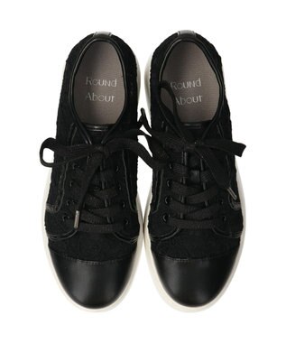 Bridget Birkin 【Round About】レーススニーカー ブラックコンビ