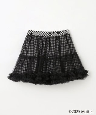 ANY KIDS 【Barbie(TM)】リバーシブルスカート ブラック