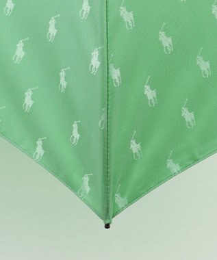 MOONBAT POLO RALPH LAUREN（ポロ ラルフローレン） 折りたたみ傘 PPジャカード ミントグリーン