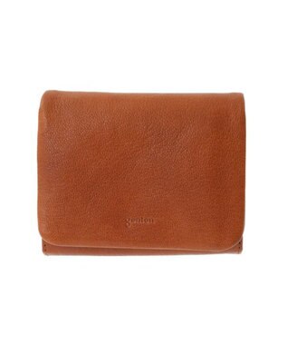 genten ゴートベーシック 二つ折り財布 チャ