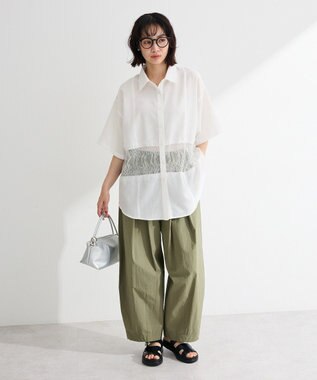 Green Parks 撥水加工バルーンパンツ Khaki