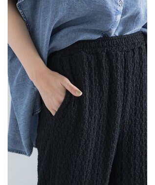 Te chichi カットレースイージーパンツ《2026 SUMMER LOOK item》 ブラック