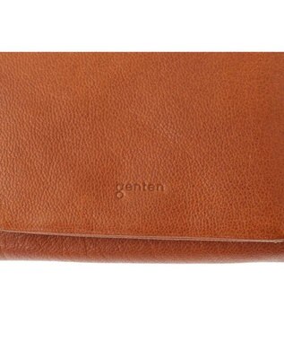 genten ゴートベーシック 二つ折り財布 チャ