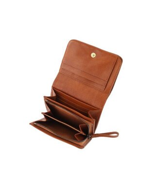 genten ゴートベーシック 二つ折り財布 チャ