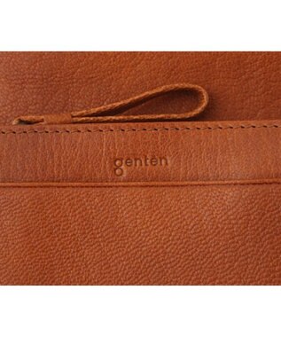 genten ゴートベーシック 二つ折り財布 チャ